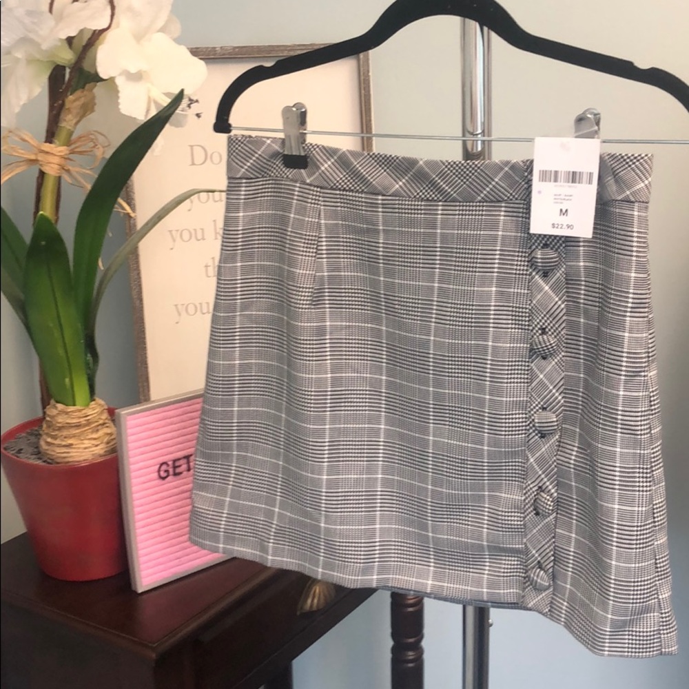 Forever 21 plaid mini skirt